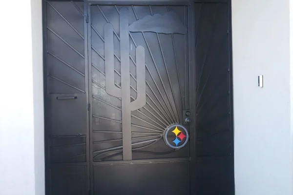Commercial Iron Gate Installation